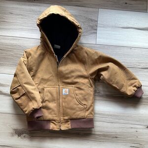 Carhartt Tan Hooded Jacket